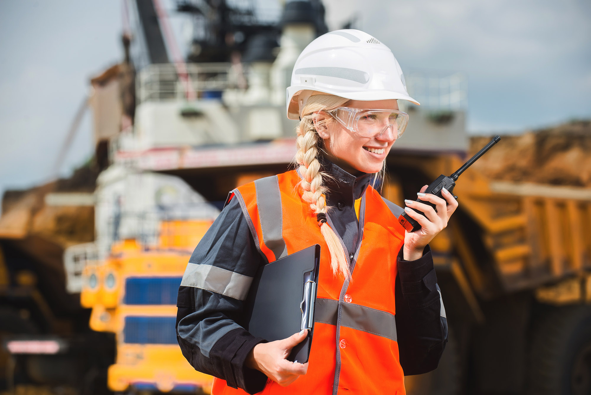 Mines communication systems - mine foreman with radio